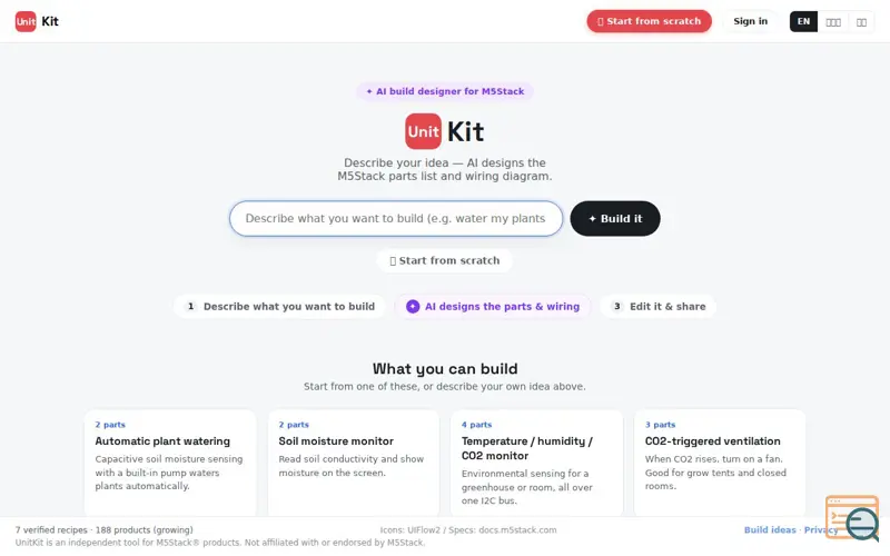 Screenshot of Unitkit