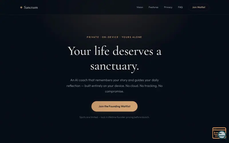 Screenshot of Sanctum