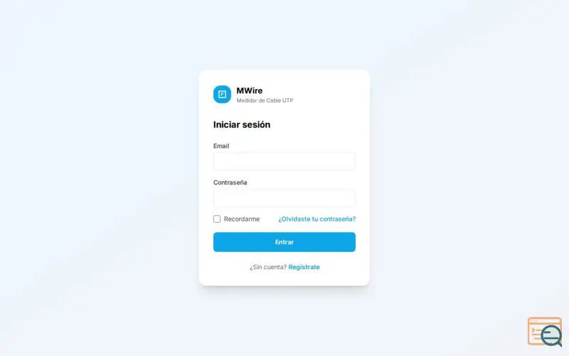 Screenshot of MWire