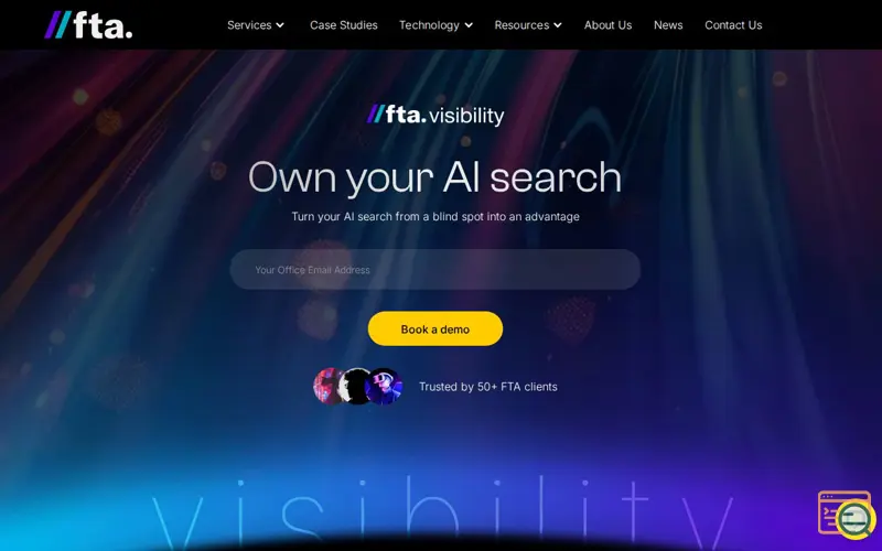 Screenshot of FTA.visibility
