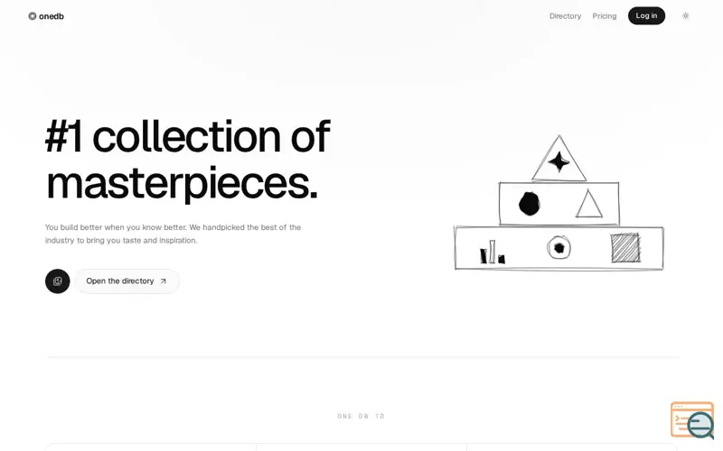 Screenshot of onedb