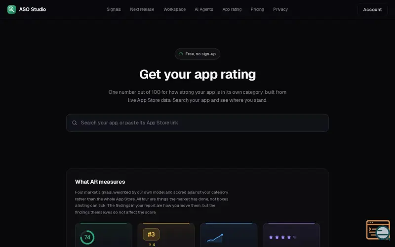 Screenshot of Asostudio