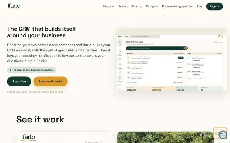 Screenshot of Ifarlo
