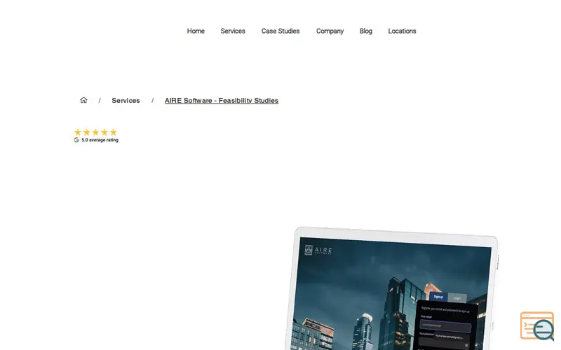 Screenshot of Introducing AIRE Software