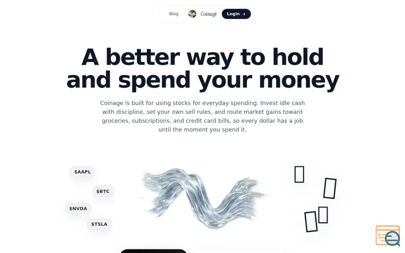 Screenshot of Coinage