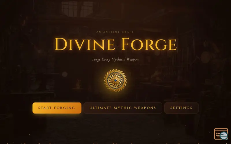 Screenshot of Divine Forge 