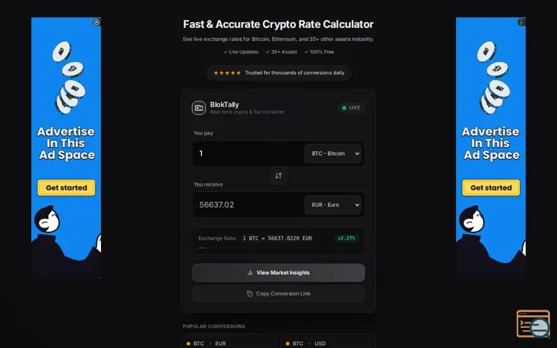 Screenshot of BlokTally
