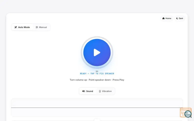 Screenshot of Fix My Phone Speaker