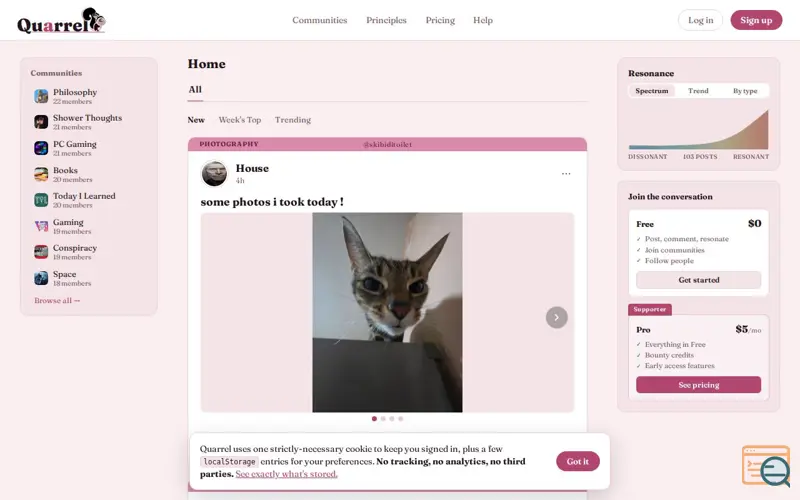 Screenshot of Quarrel