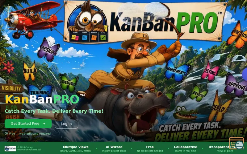 Screenshot of KanBanPRO — Finish Every Task. , a launch using shadcn/ui