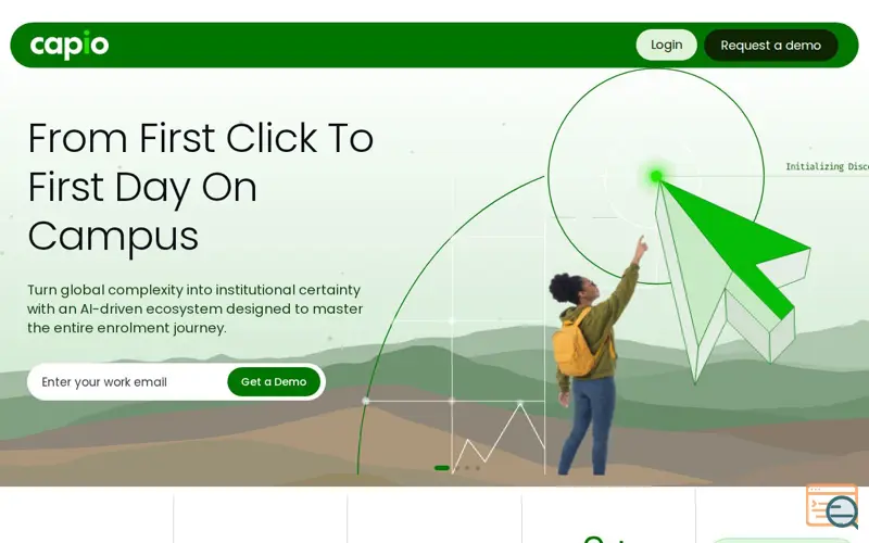 Screenshot of Capio