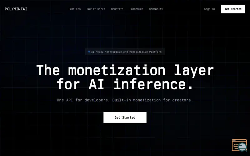 Screenshot of PolymintAI