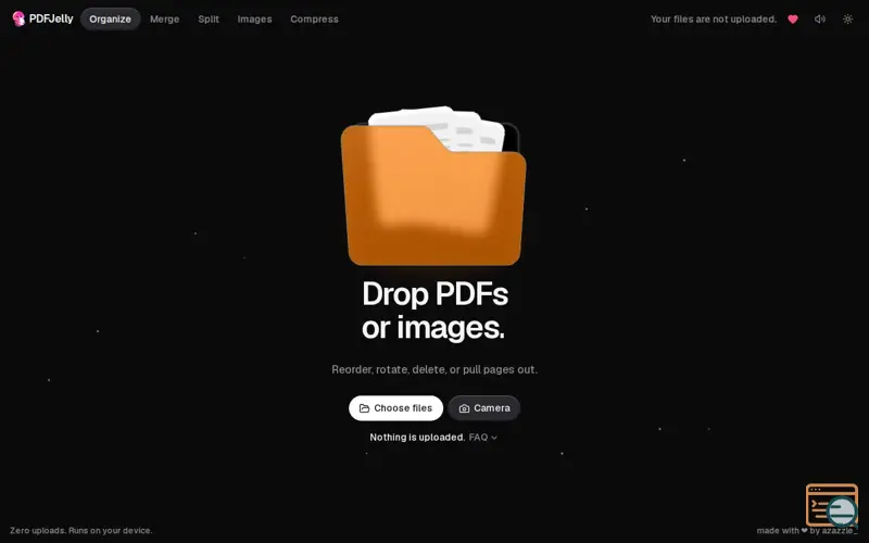 Screenshot of PDFJelly
