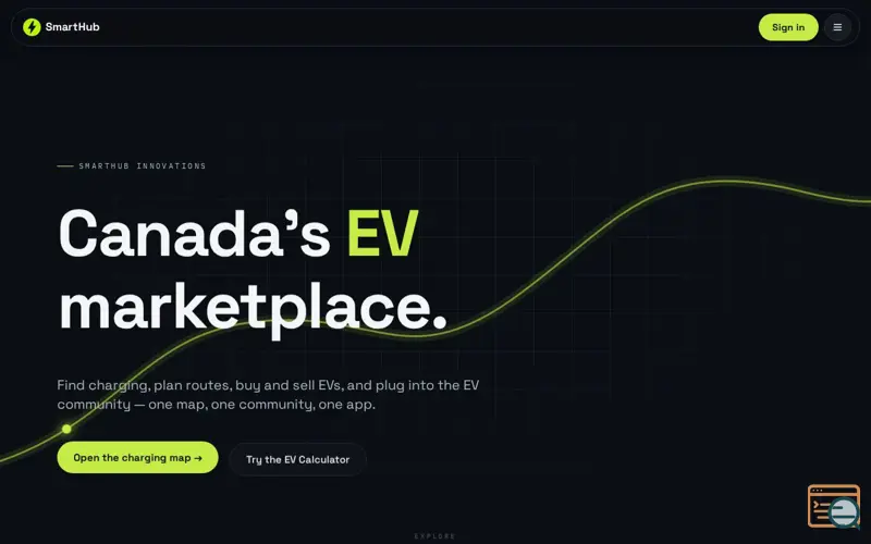 Screenshot of SmartHub