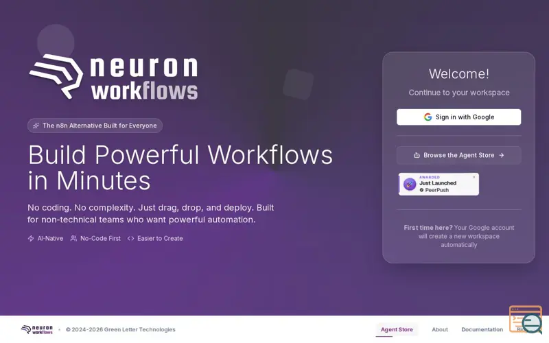 Screenshot of GoNeuron