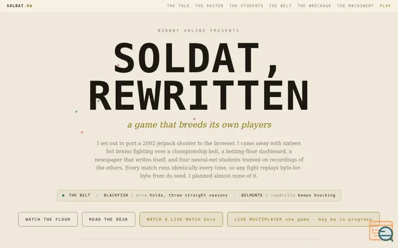 Screenshot of Soldat