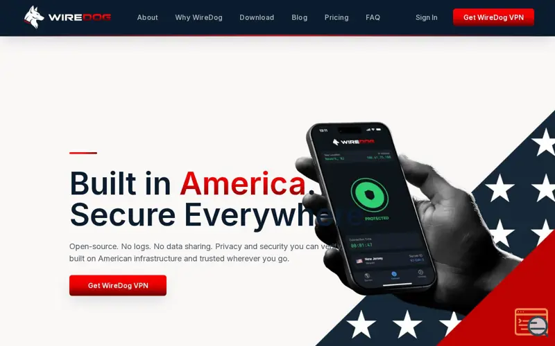 Screenshot of WireDog VPN