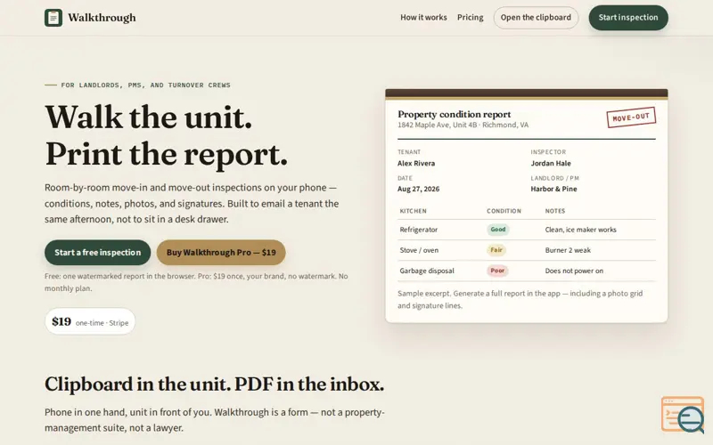 Screenshot of Walkthrough