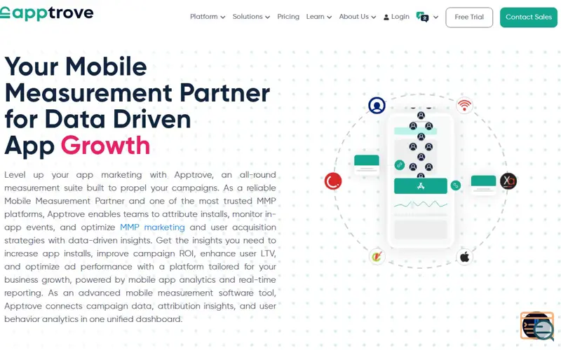 Screenshot of Apptrove