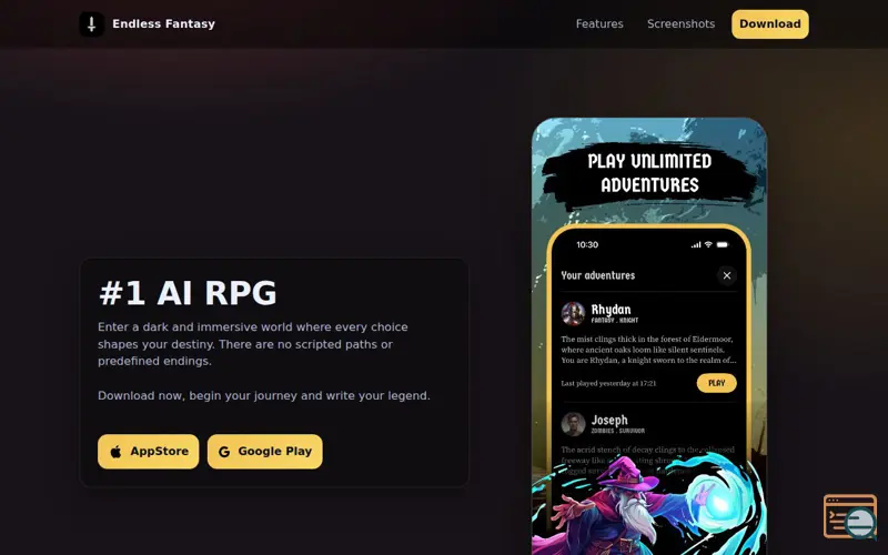 Screenshot of Endless Fantasy