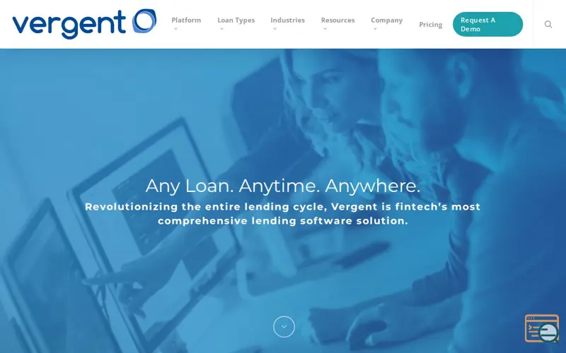 Screenshot of Vergent LMS