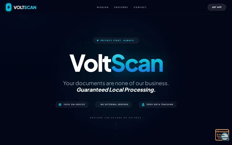 Screenshot of VoltScan