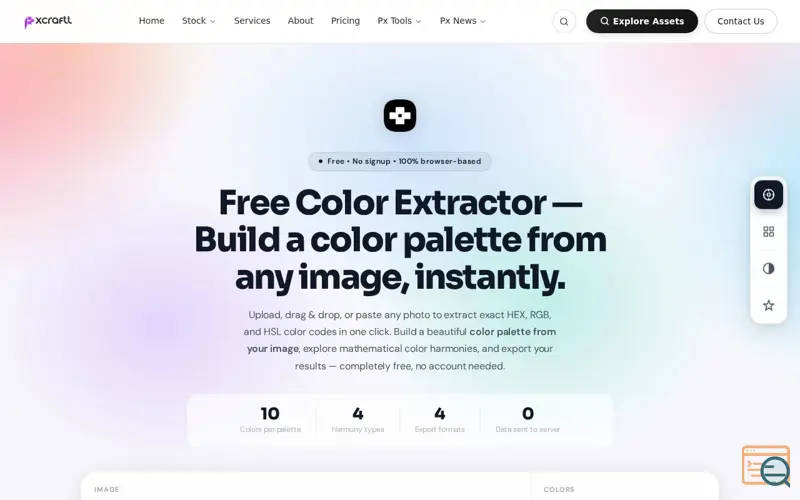 Screenshot of Color Extractor