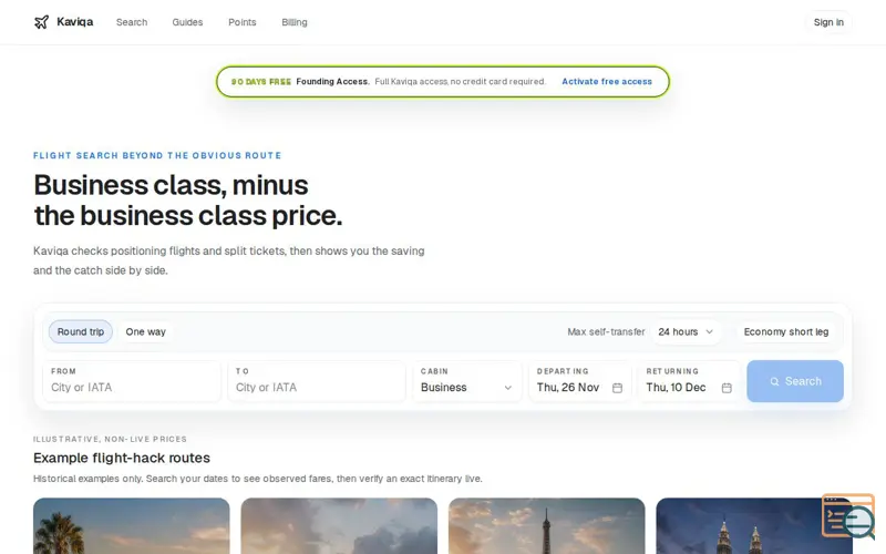 Screenshot of Kaviqa