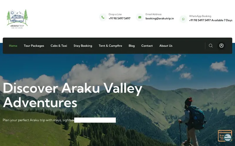 Screenshot of ArakuTrip