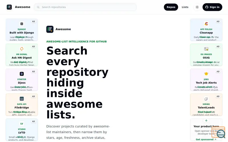 Screenshot of Awesome