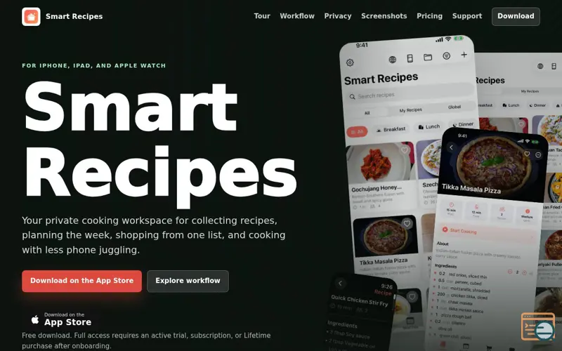 Screenshot of Smart Recipes