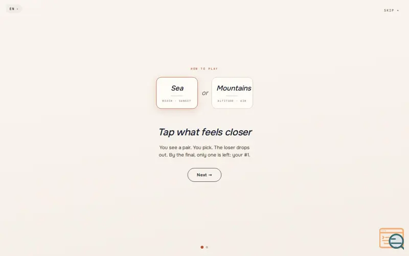 Screenshot of Tappetite