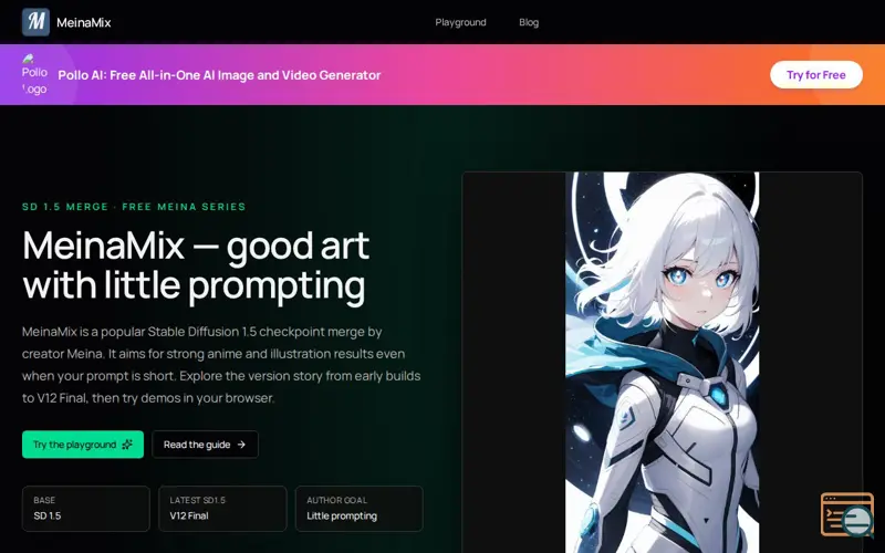 Screenshot of MeinaMix