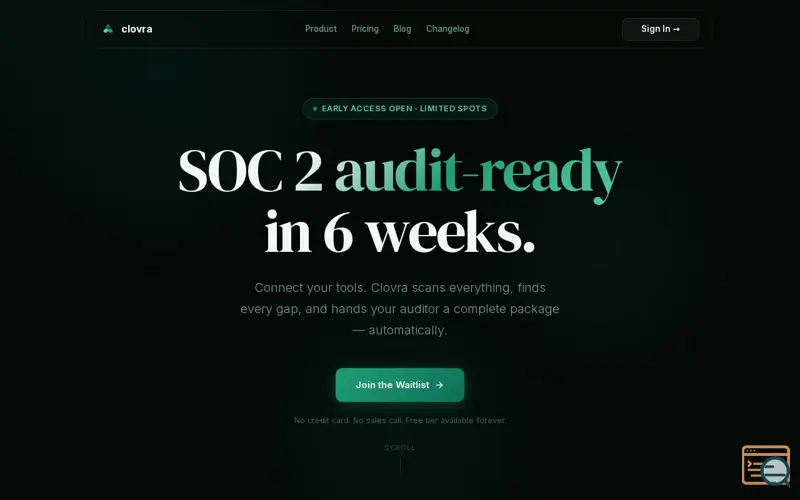 Screenshot of Clovra