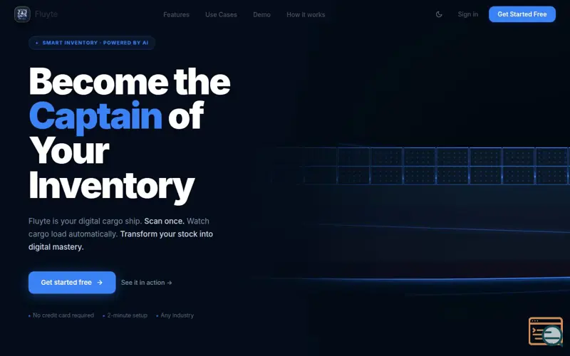 Screenshot of Fluyte, a launch using xAI