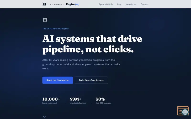 Screenshot of The Demand Engine(er)