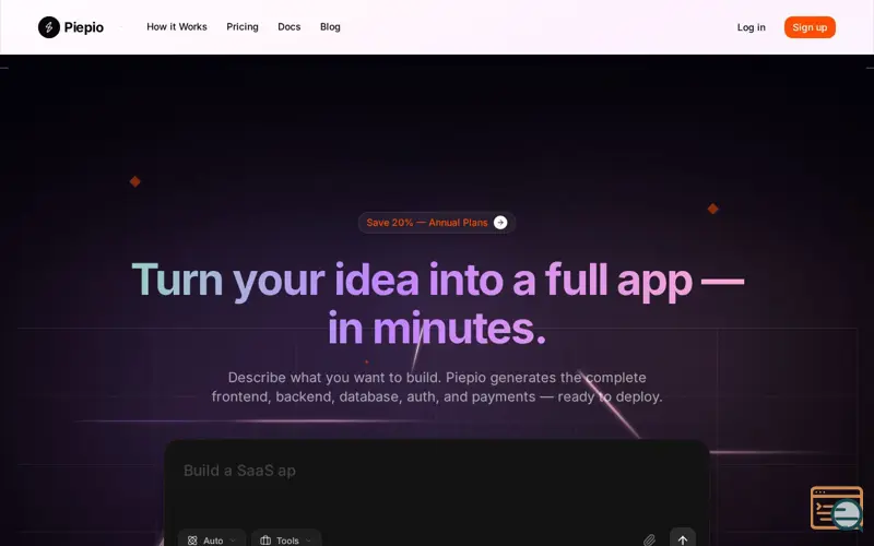 Screenshot of Piepio