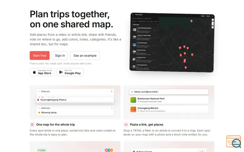 Screenshot of Places