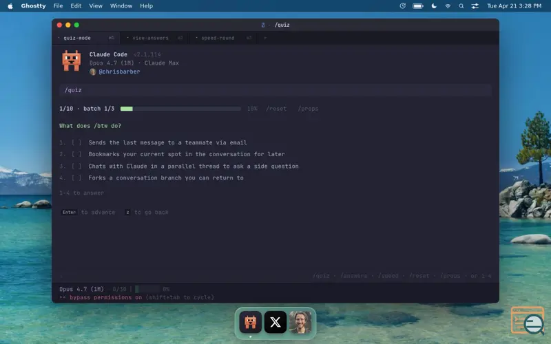 Screenshot of Slashquiz