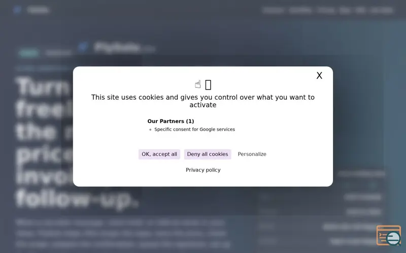 Screenshot of FlySolo