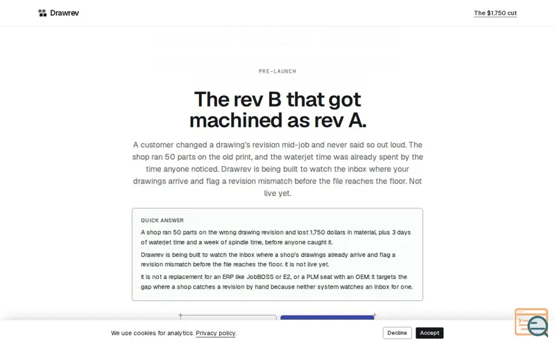Screenshot of Drawrev