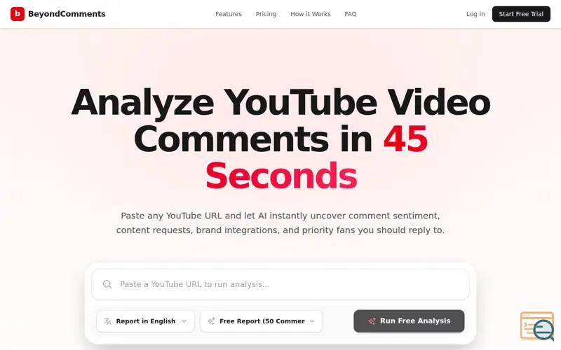 Screenshot of BeyondComments
