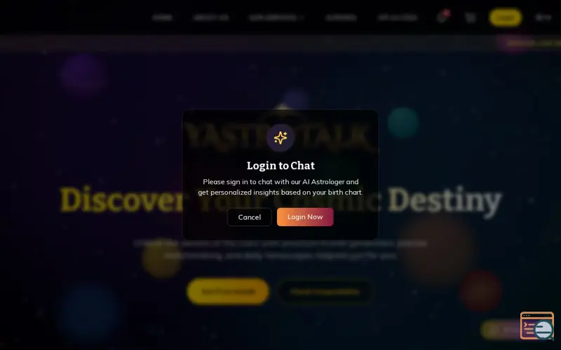 Screenshot of YastroTalk