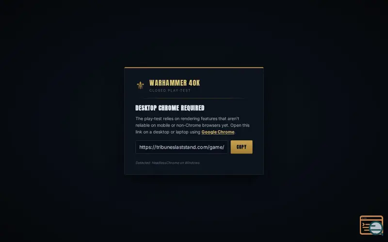 Screenshot of Tribuneslaststand
