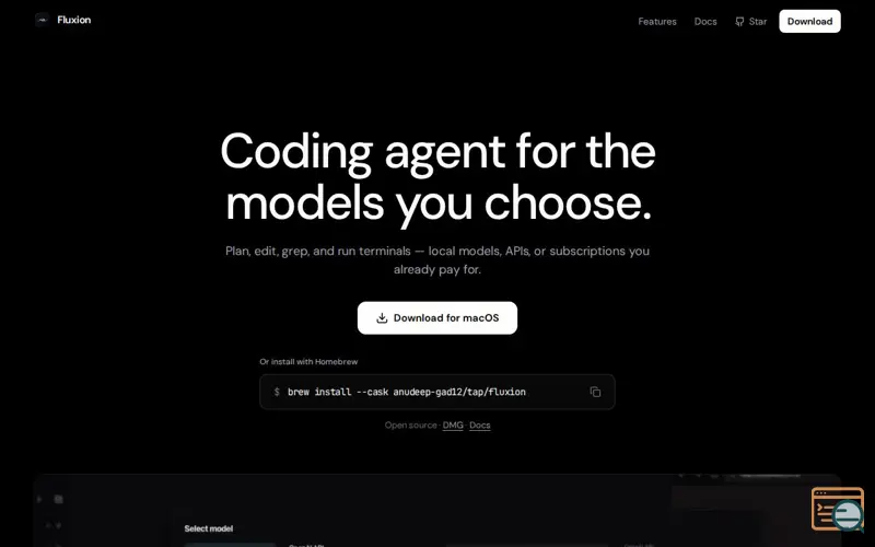 Screenshot of Fluxion