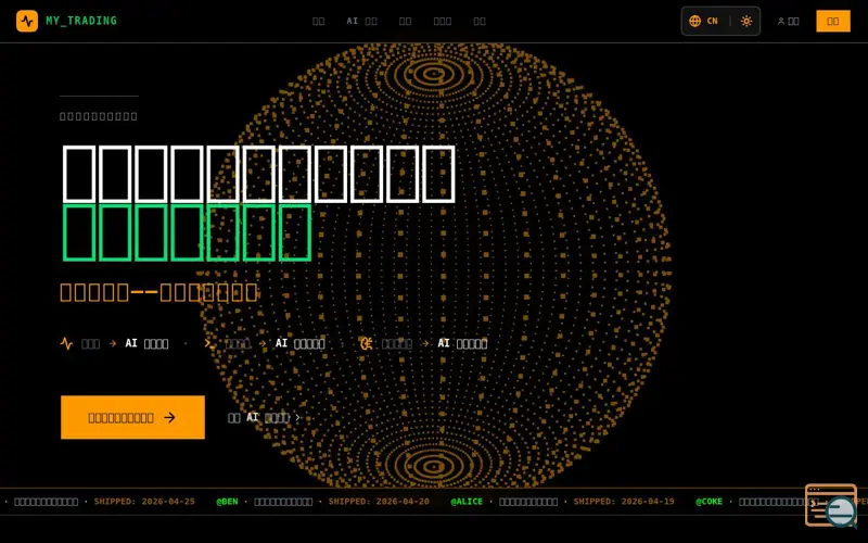 Screenshot of MyTrading