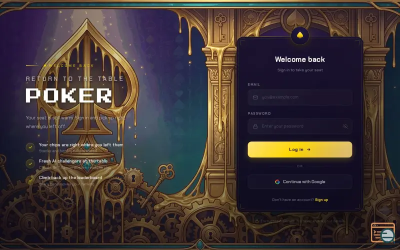 Screenshot of PokerLLM