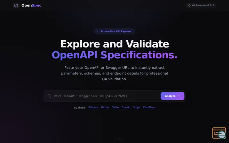 Screenshot of OpenSpec