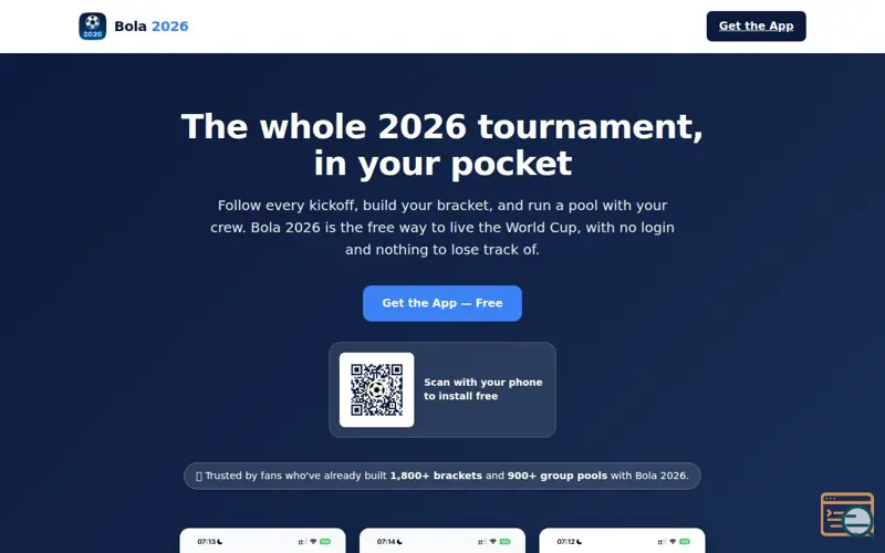 Screenshot of Bola 2026