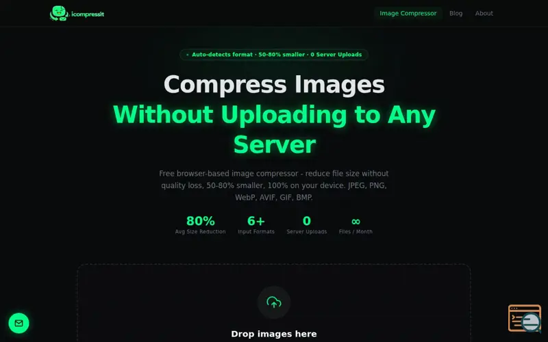 Screenshot of iCompressIt